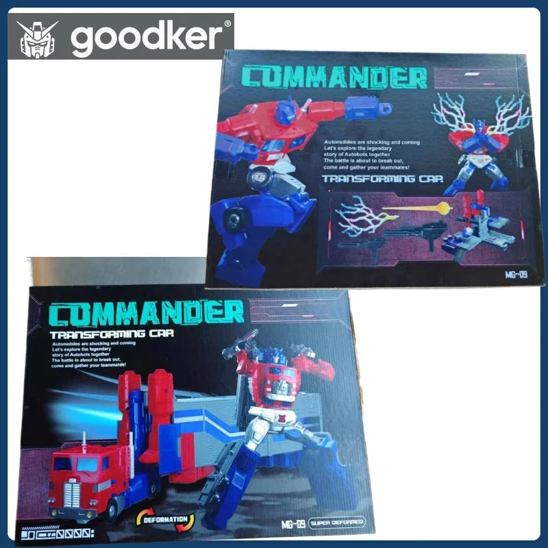 New Hot MG-09 Transforming Robot Truck with Trailer Alloy Action Model Toy for Boys Collection Gifts (MPG Style)  Anime Series