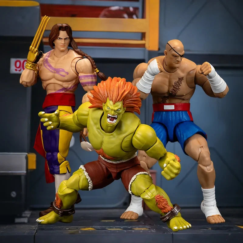 JADA Toys Action Figure Street Fighter Deluxe Vega Sagat Blanka Collector Figure