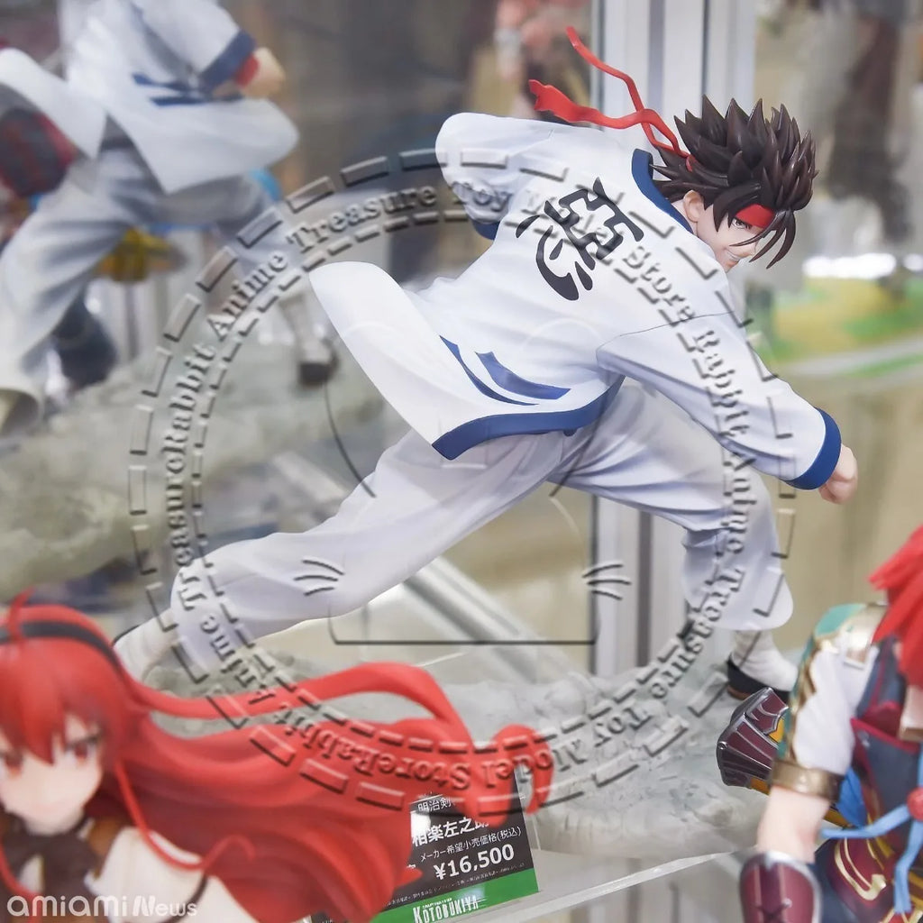 In Stock Original Genuine Kotobukiya ARTFX J Figure Rurouni Kenshin Sagara Sanosuki Samurai Sword Fighter Collectible Statue