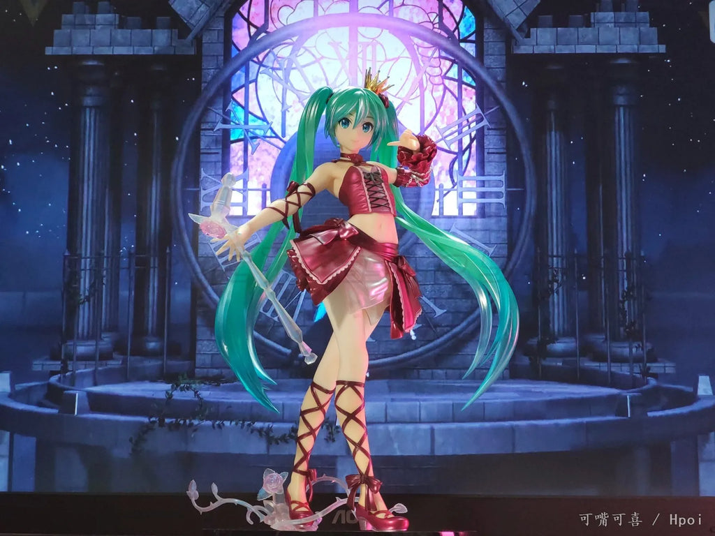 ã€MTã€‘Original Max Factory VOCALOID Hatsune Miku Project DIVA DIVA- 2nd Burgunderkleid Ver 1/7 Maßstab Figur Spielzeugsammlung Modell