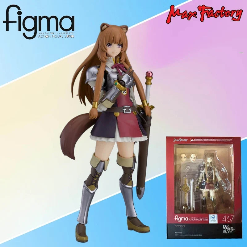 Max Factory Genuine Figma Series Hero of The Shield 467: Rise of Fame - Laftarya, Shofumi Iwatani DX Edition Movable Model