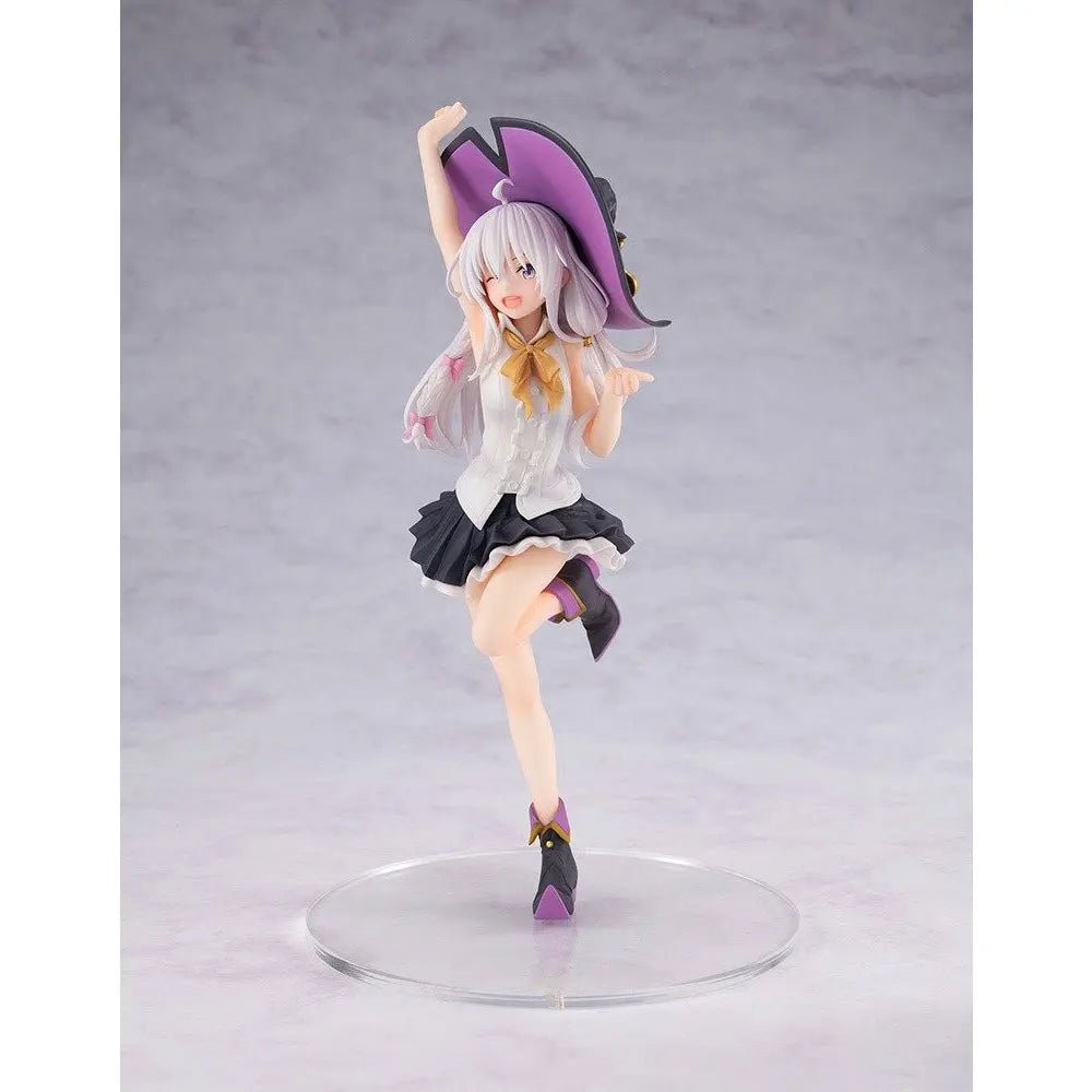 19CM Anime Wandering Witch: The Journey of Elaina Figure Ilyina Standing Model Toy Wearing Hat Gift Collection Decorative PVC