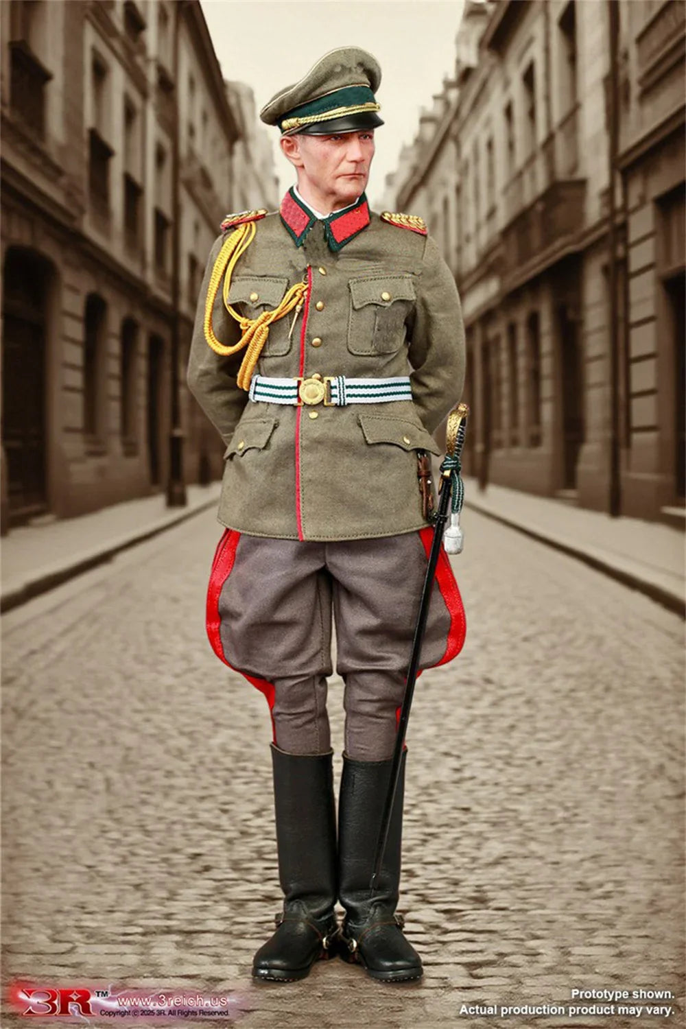  ﻿DID 3R GM656 1/6 Scale Male Soldier German Field Marshal Full Set 12inches Action Figure Model Fans Gifts Collectible
