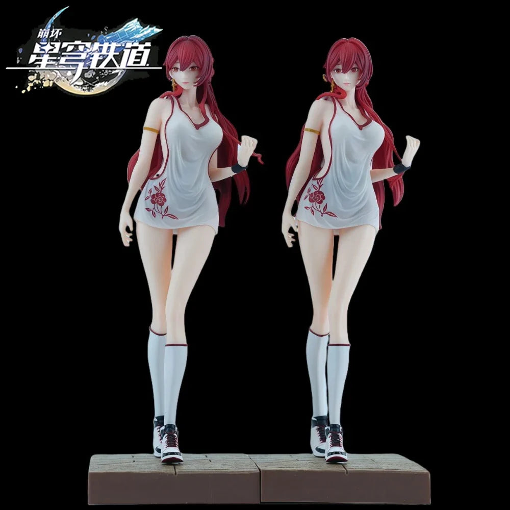 27.5cm/10.83in Anime Honkai Star Rail Figure Himeko Action Figures Pvc Statue Desktop Ornamen Collection Model Toys Gifts