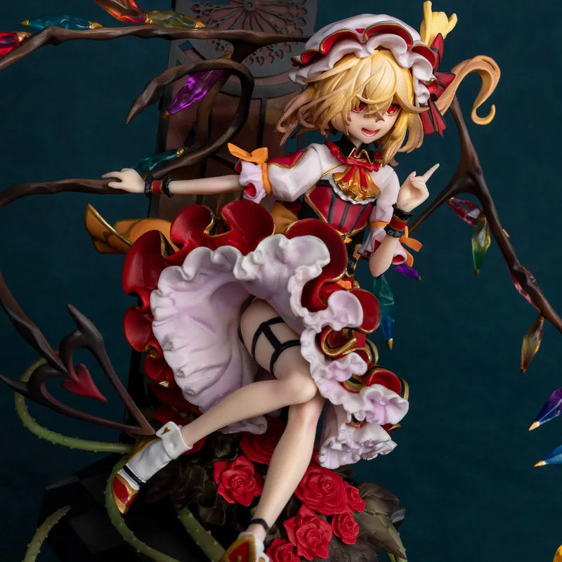 Flandre Scarlet Figure From Touhou Project Red Mage Mansions Lovely Maiden Anime Character Model Pc Case Ornament Exquisite Gift