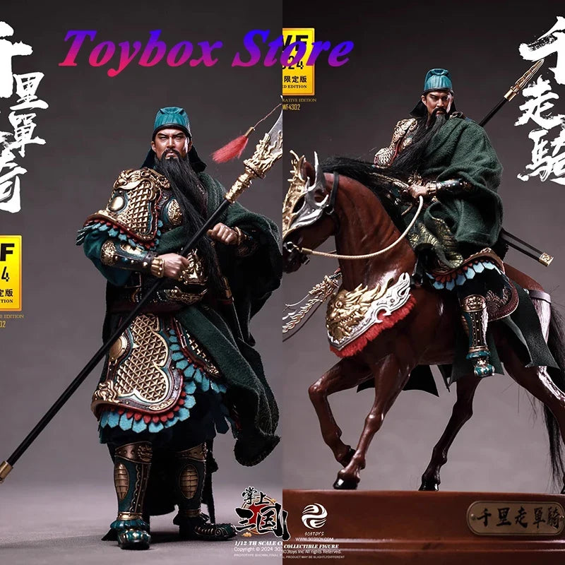 303TOYS WF4302 Exhibition Version 1/12 Guan Yu Cloth Movable Action Figure Riding Alone for Thousands of Miles Series 12" Toys
