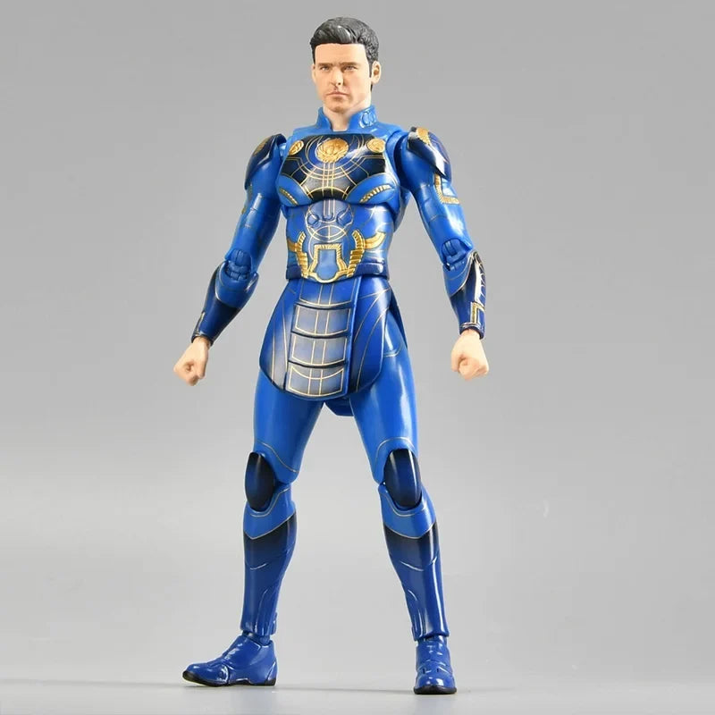Bandai Original Genuine Eternals Model Kit Anime Figures SHF Ikaris Action Figure Collection Model for Kids Toys Christmas Gifts