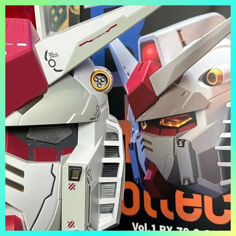【IN STOCK】RX-78-2 Mobile Suit Helmet 1:1 Anime Figure - Luminous Wearable Cosplay Customized Statue Model Collection