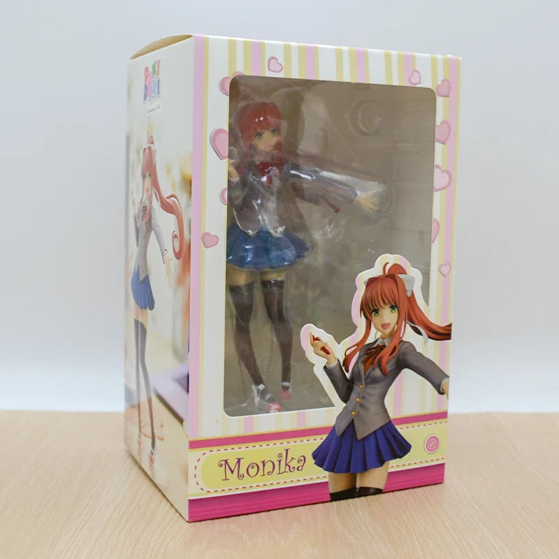 Monika White Dress Anime Girl Figure Pop Up Parade Literature Club! Sayori Action Figure Natsuki/Yuri Figurine Model Doll Toys