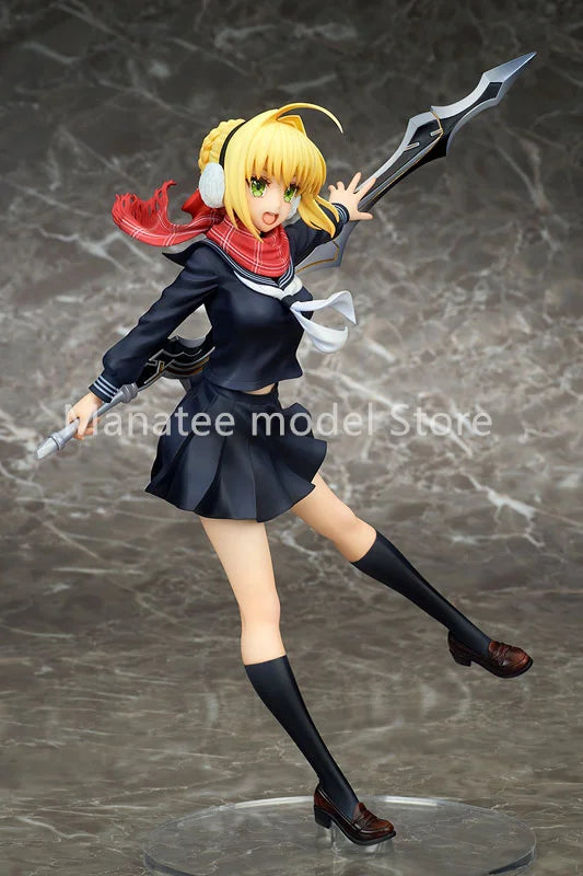 ques Q Original Fate/EXTELLA LINK Nero Claudius Winter Roma Outfit 1/7 PVC Action Figure Anime Model Toys Collection Doll Gift