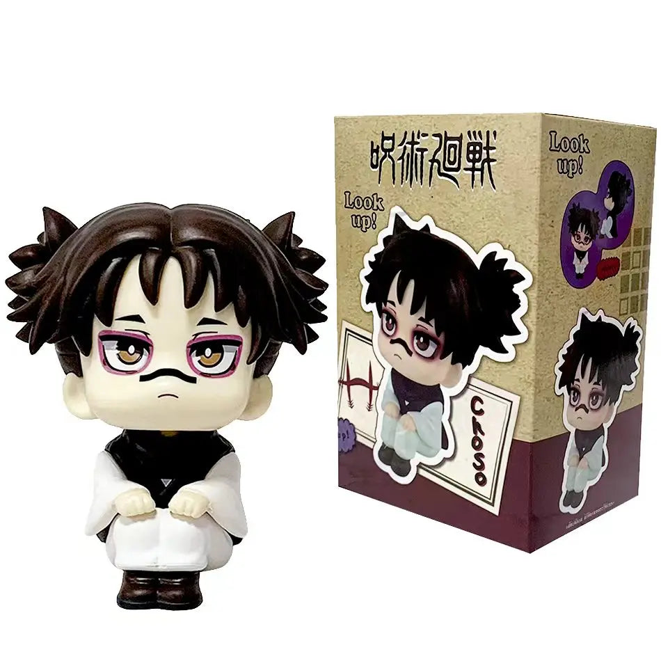10cm Jujutsu Kaisen Mini Figures Satoru Gojo Figure Action Geto Suguru Figurine Q Version Anime Model PVC Collection Toys Statue