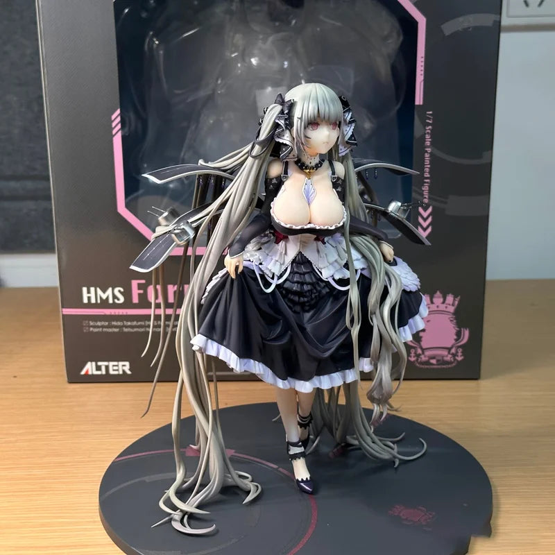Azur Lane Formidable Maid Image Pvc Action Figure Anime Game Peripheral Figurine Collectible Model Desktop Ornament Holiday Gift