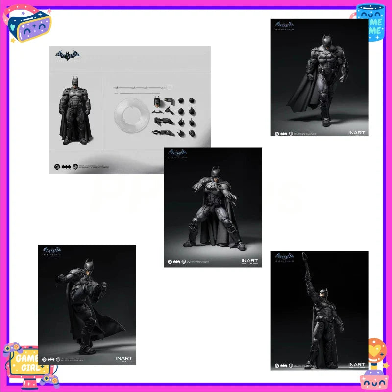 Auf Lager Original INART Batman: Arkham Origins Batman 1/12 Scale Anime Actionfigur Spielzeug Sammlerstück Geschenk