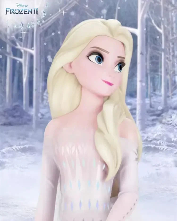 High-quality 41cm Disney Cartoon Anime Frozen Elsa Princess Action Figure Collection model Home decorations Ornaments toys gift