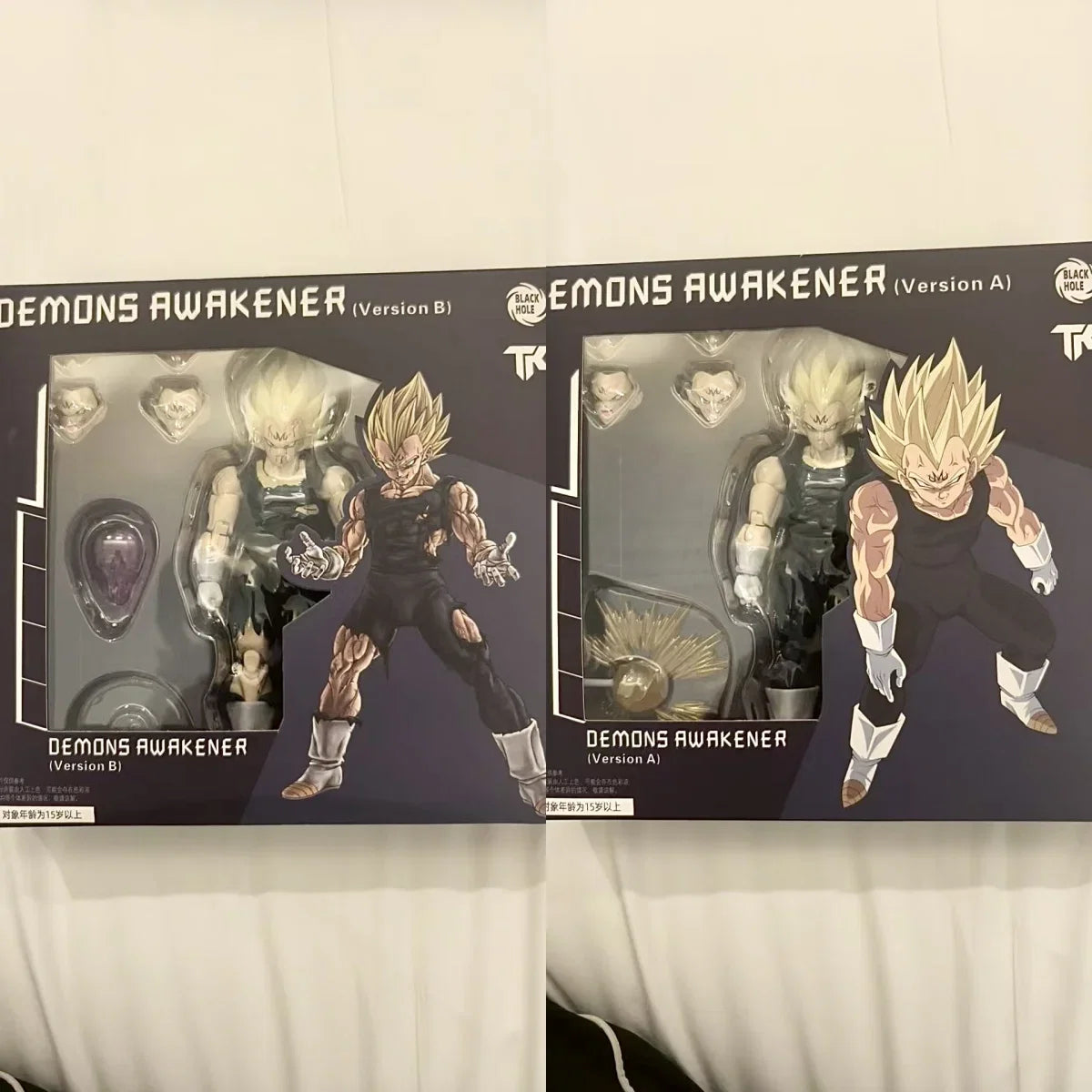 Black Hole Toys & TK Dragon Ball Z SHF Super Saiyan SSJ Majin Vegeta Battle Damage Full Power Anime Action Figures Models toys