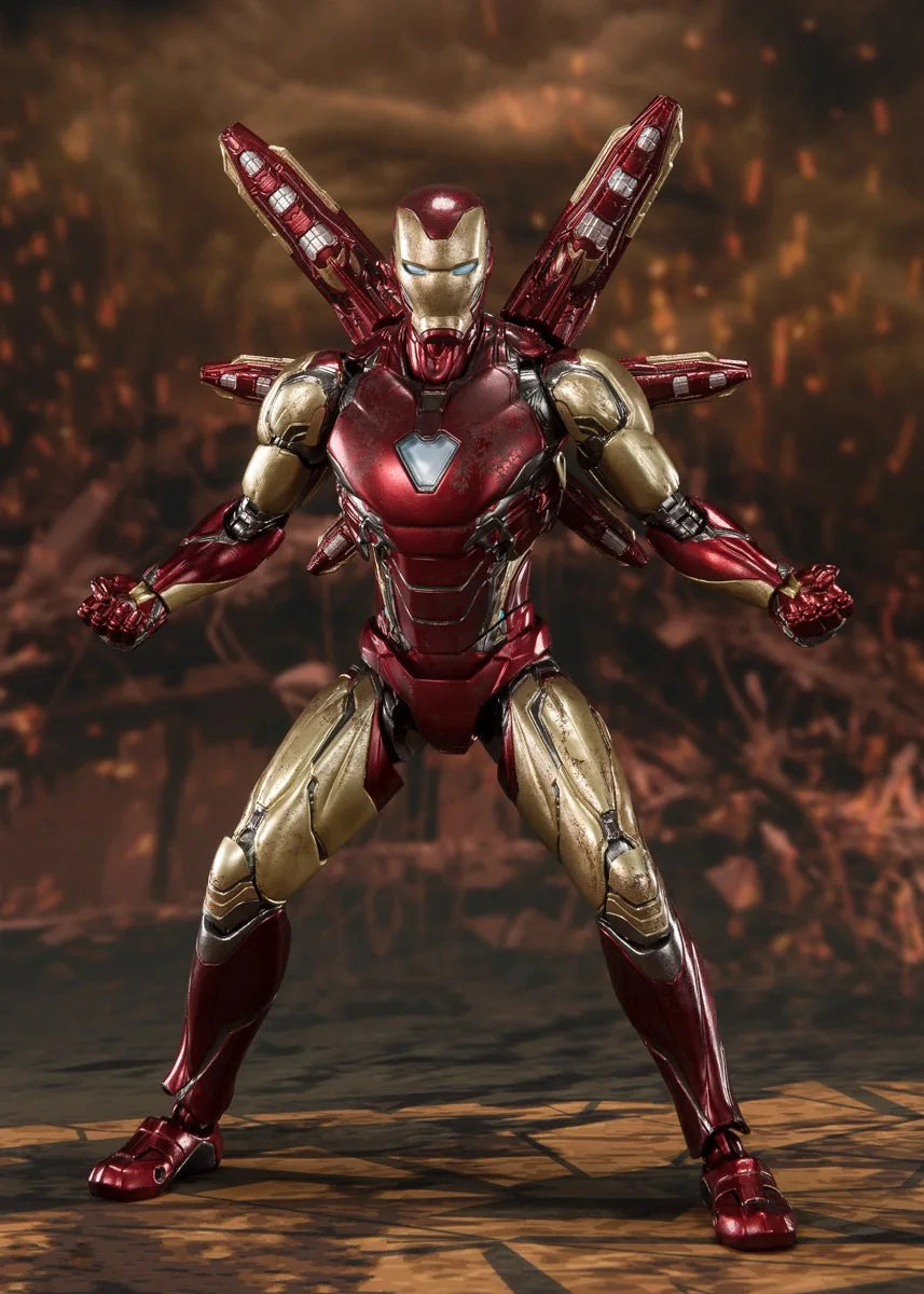 Marvel Avengers Endgame Final Battle Ironman Super Hero PVC Action Figures Dolls Iron Man 16cm