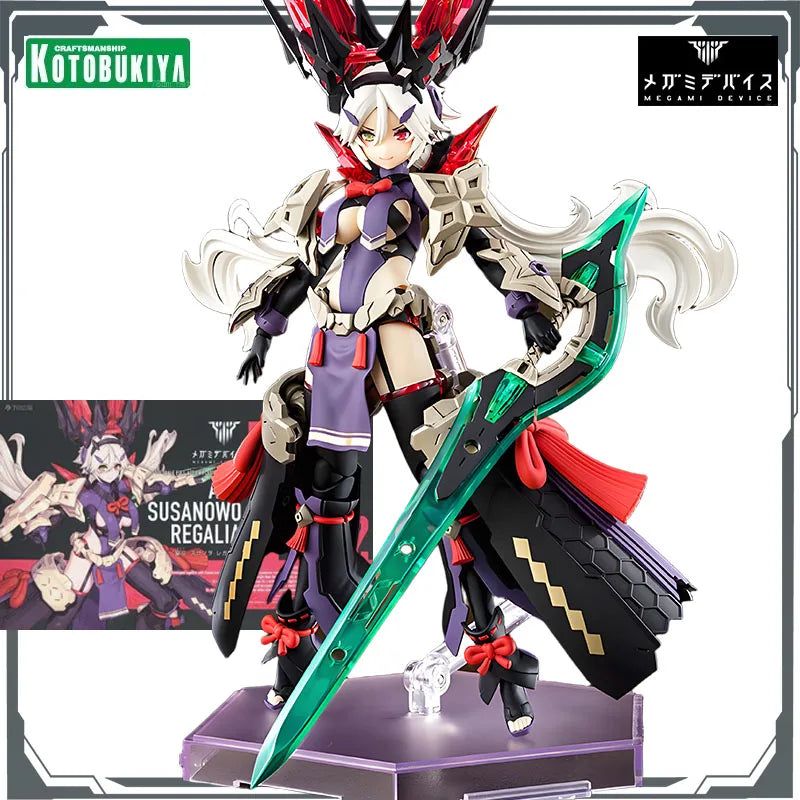 Kotobukiya Original MEGAMI DEVICE AUV SUSANOWO REGALIA&AUV SUSANOWO BUREN Action Figure Assembly Model Toys Model Gifts for Boys