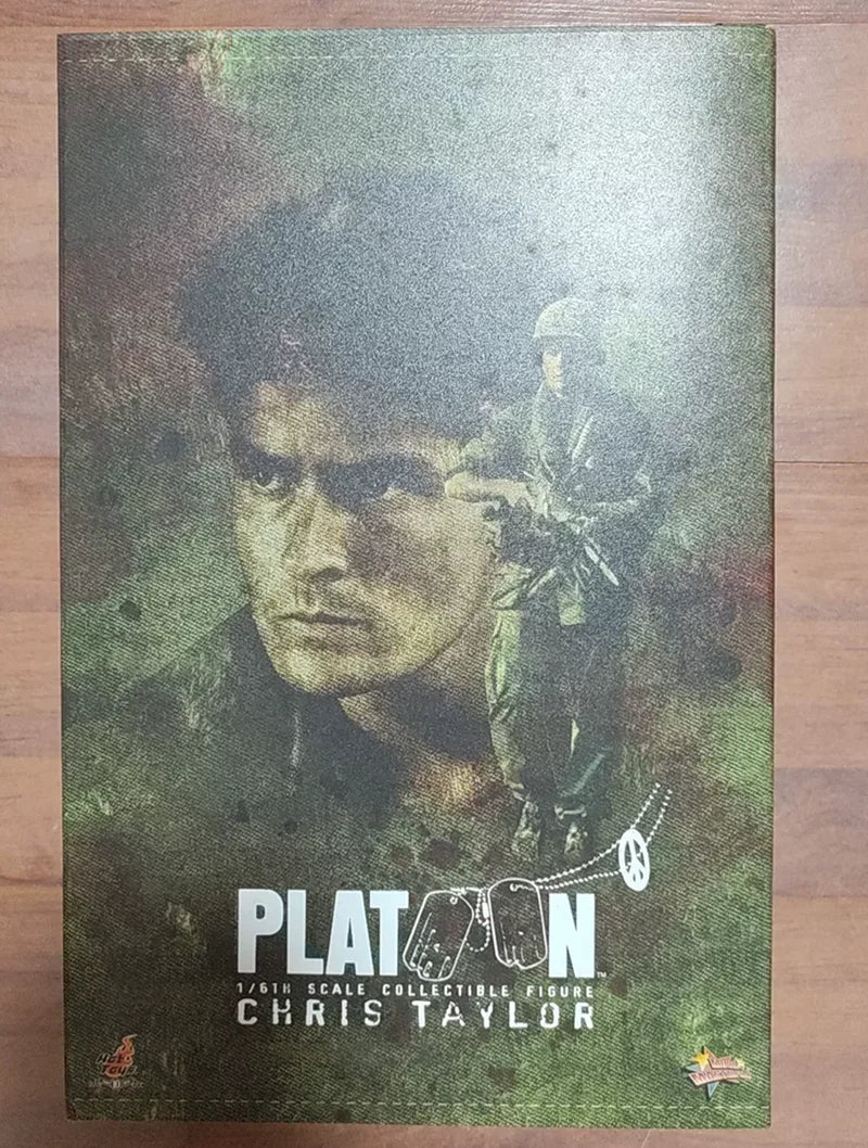 HotToys 1/6 MMS135 MMS141 Platoon Pvt. Chris Taylor /Tom Berenger Action Figure Model Toys 12-inch Collection Scene Ornaments