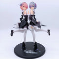 18cm Re:ZERO Starting Life in Another World Rem Anime Girl Figure Rem Monster Costume Action Figure Adult Model Doll Toys Gifts