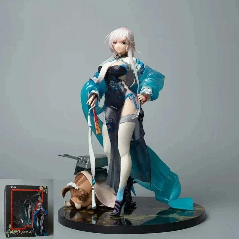 Pvc Figure Anime Azur Lane Belfast The Rose Of The Clouds Standing Posture 1/7 Scale Boxed Collectible Decor
