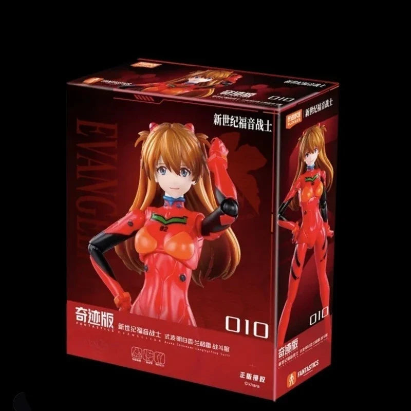 Neon Genesis Evangelion Animation Miracle Edition Asuka Battle Suit Cockpit Special Edition Movable Figure Desktop Ornament Gift