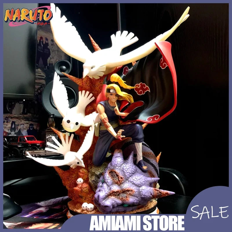 41cm Naruto Akatsuki Deidara CS Series PVC Material Anime Figure Model Statue Desktop Decoration Birthday Anniversary Gift Toys