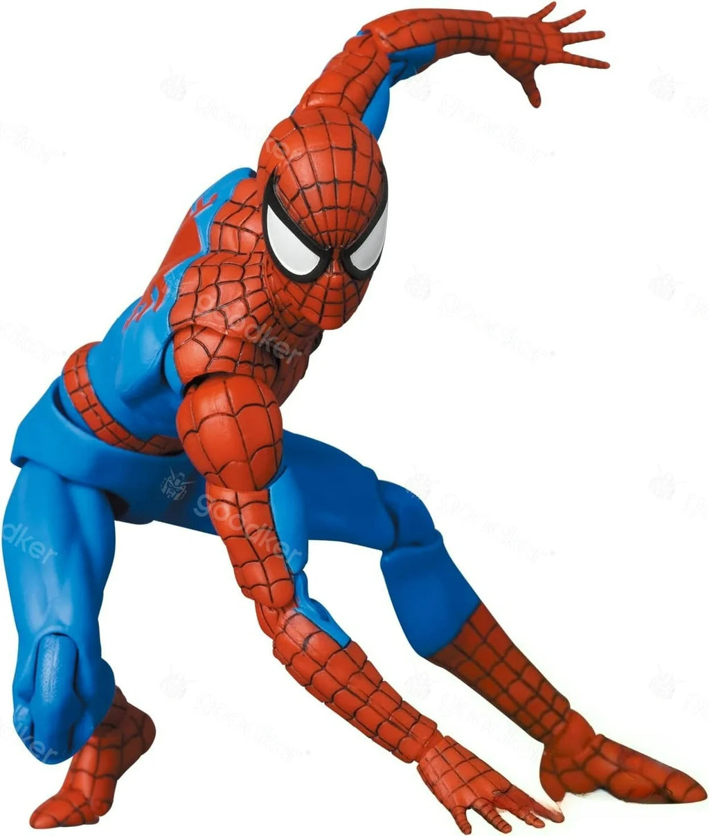 Classic Spider-Man Comics 6-inch Moving Figures Red and Blue Suit  Medicom MAFEX No. 185 in Stock