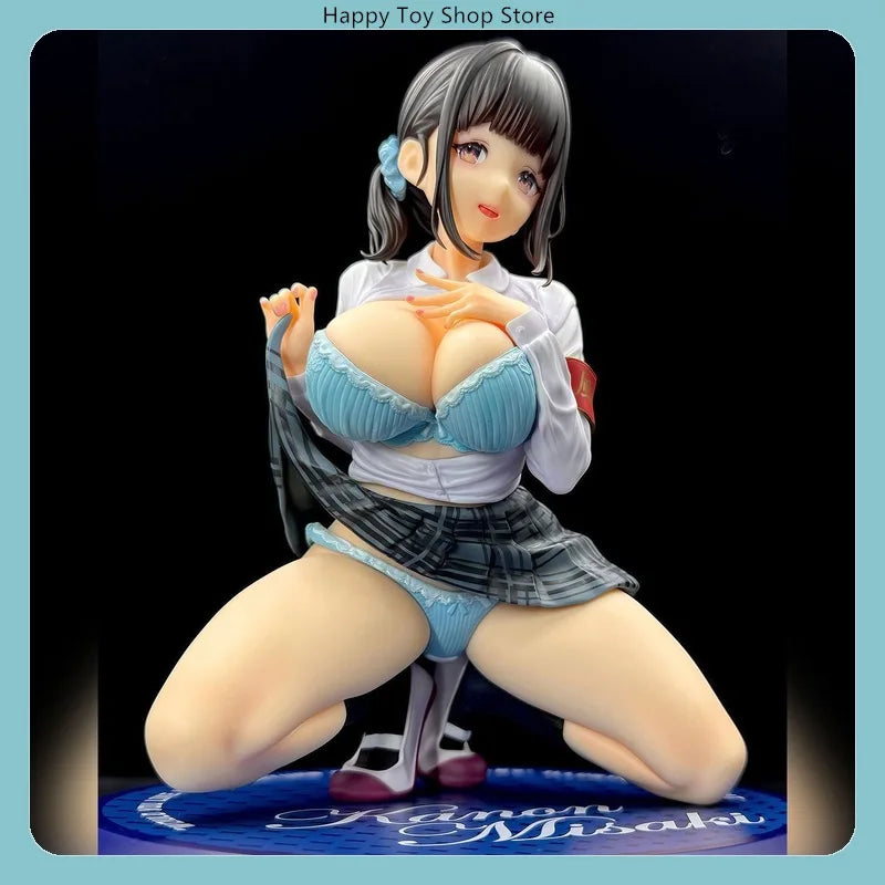 16cm Kanon Beautiful Girl Crouching Pose Anime Figure Model Statue Desktop Decoration