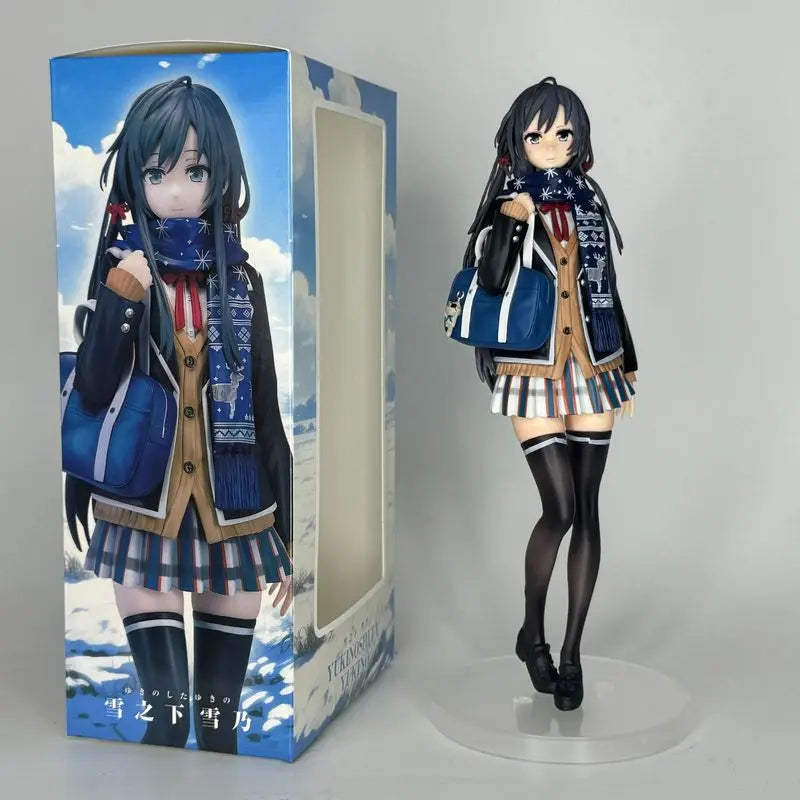26cm My Teen Romantic Comedy Snafu Yukinoshita Yukino School Uniform Anime Figure Model Statue Collection Decoration Ornament