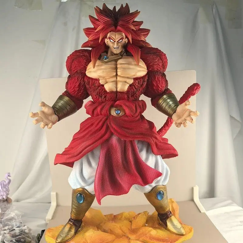 New 50cm Dx Dx Toys Dragon Ball Anime Figures Ssj4 Broli Figures Super Saiyan 4 Pvc Statue Collection Model Ornament Gifts Toys