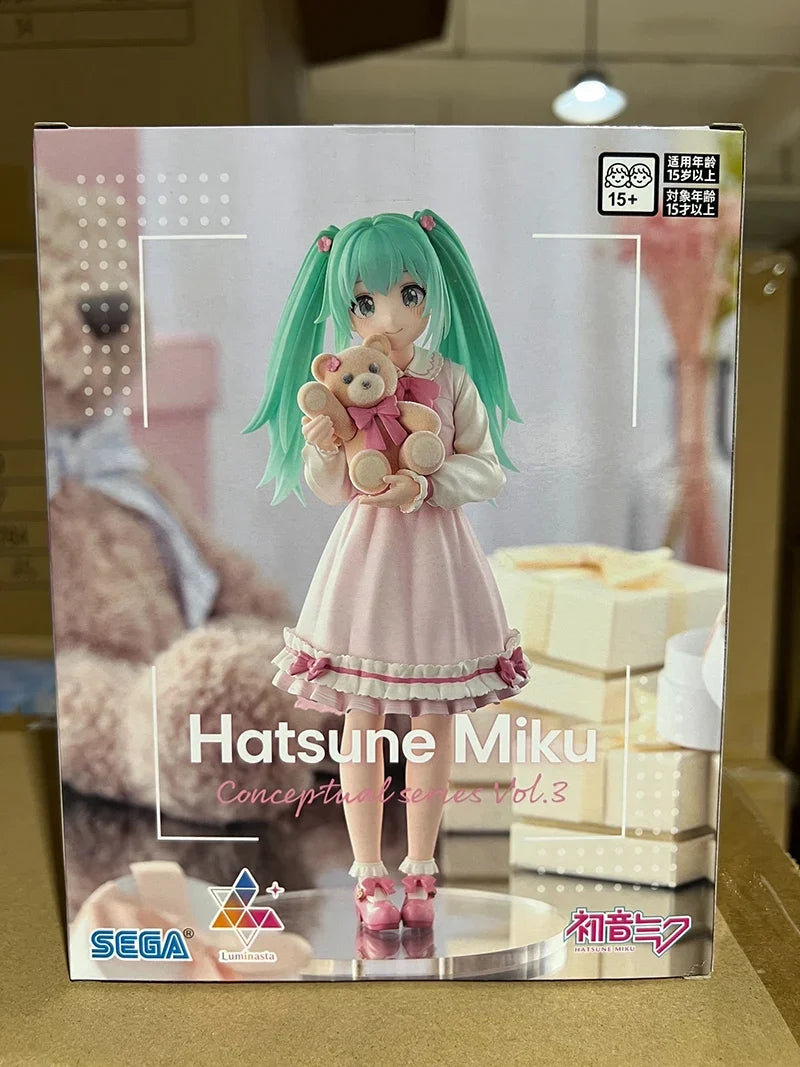 In Stock SEGA Luminasta Hatsune Miku Conceptual Series Vol.3 PVC 18CM Anime Action Figures Model Collection Toy