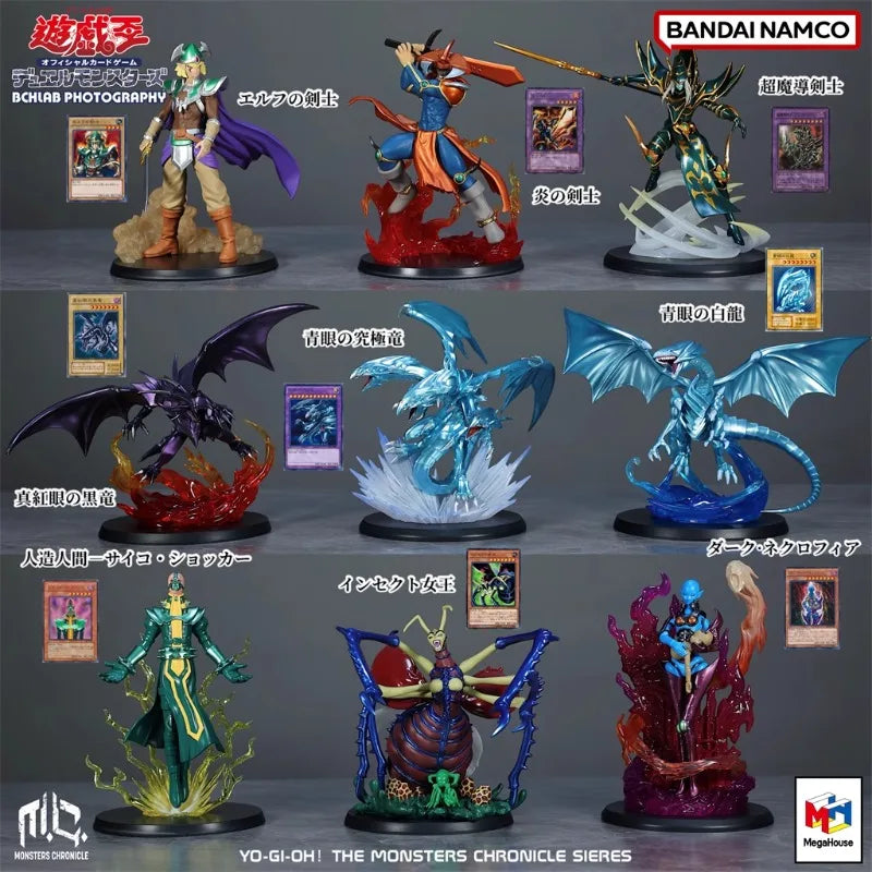 Blue-Eyes Ultimate Dragon Duel Monsters BANDAI Megahouse Ornament Action Figure Model Toys