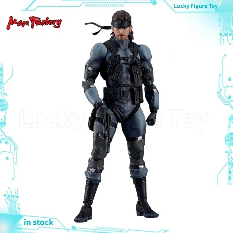 【Original】Max Factory Figma #645 Solid Snake MGS2 Ver. Action Figure Ornament Model Toys