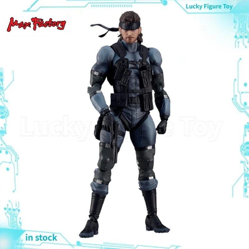 【Original】Max Factory Figma #645 Solid Snake MGS2 Ver. Action Figure Ornament Model Toys
