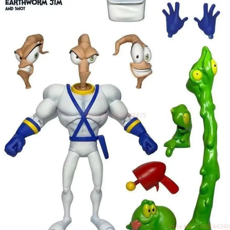 Original Earthworm Jim 2.0 Pdna 1/12 Psy Crow Bob Worm Body Psy-Crow The Killer Action Figure The Killer Collectible Gifts Toys