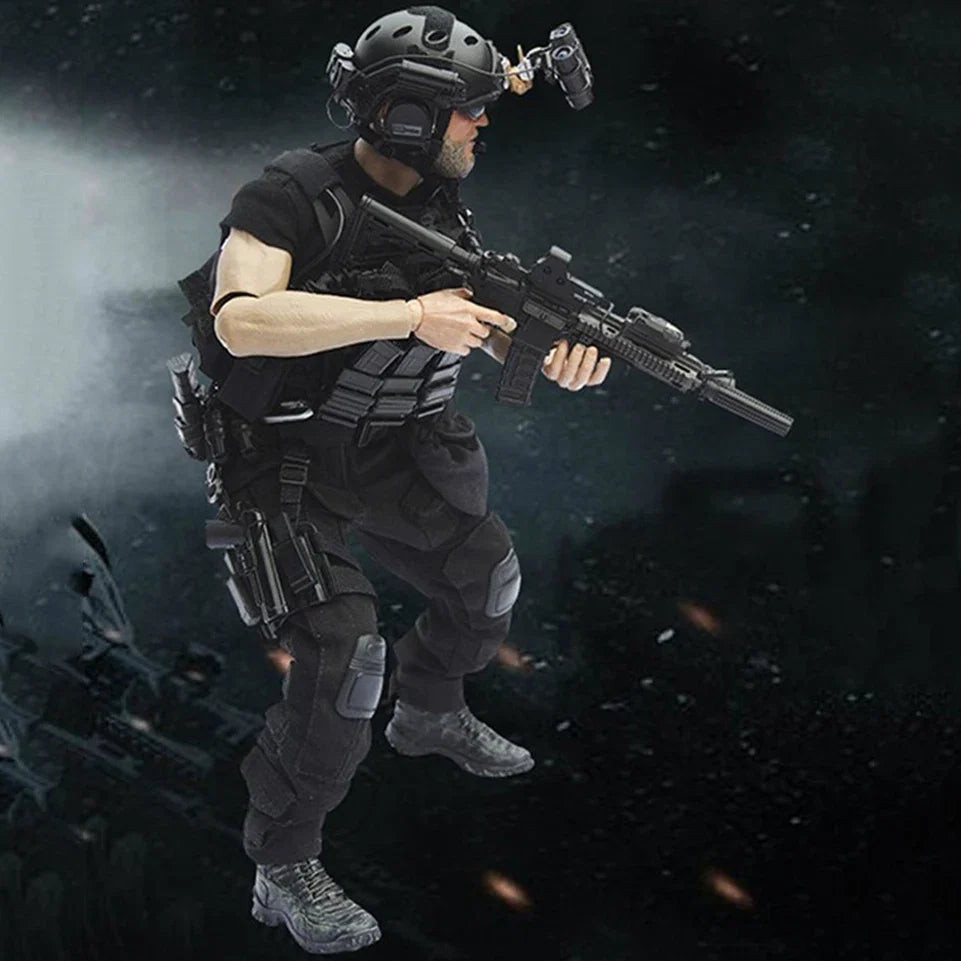 1/6 Scale Veryhot VH1048 Complete Set U.S. Navy SEAL Night Operations Combat Uniform Clothes 12 Inches Collection