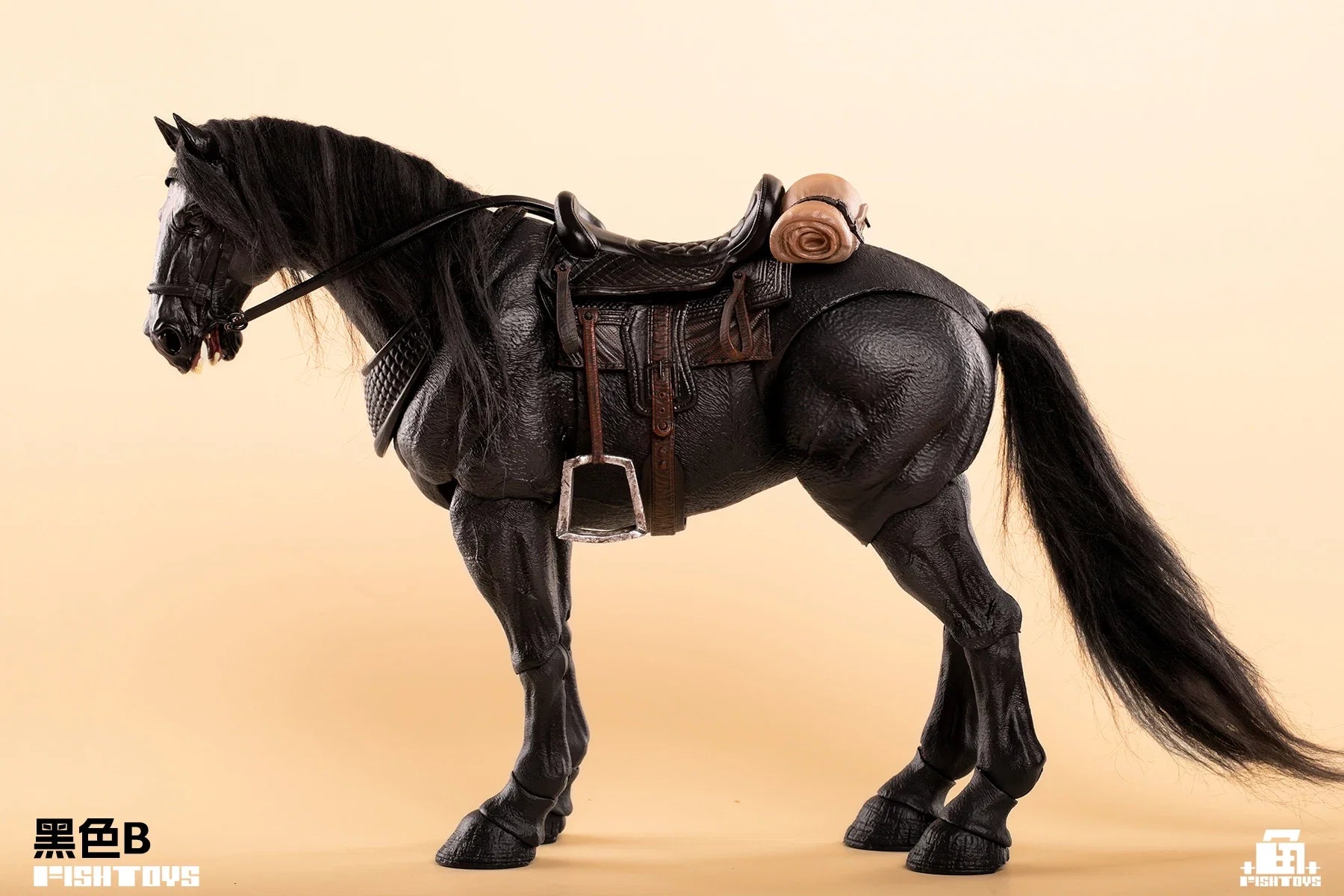 Pre-sale FISHTOYS Fish Play Knight War Horse War Beasts 1/12 Animal Action Figure Mount Accessories Statue Customized Decoration
