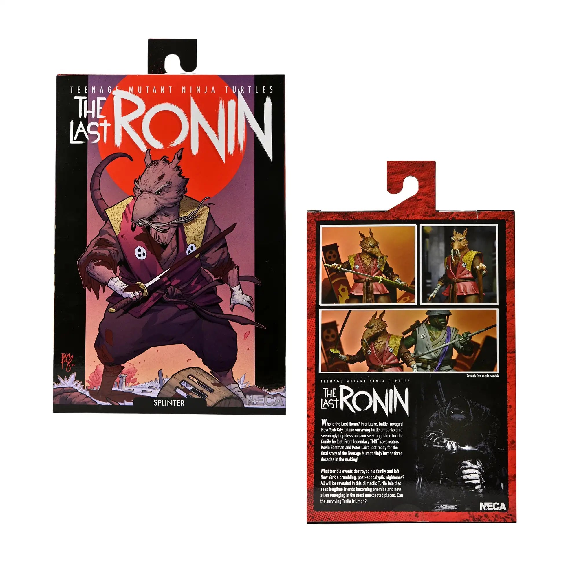 NECA 54351 Toys Teenage Mutant Ninja Turtles The Last Ronin Action Figure Ultimate Splinter 18 cm Original Doll Model TMNT