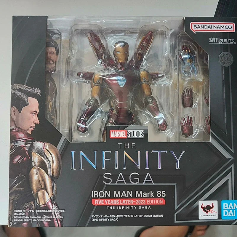 Bandai S.H.Figuarts Iron Man Mark 85 5th 2023 Edition (The Infinity Saga) Action Figure Collectible Toy Gift