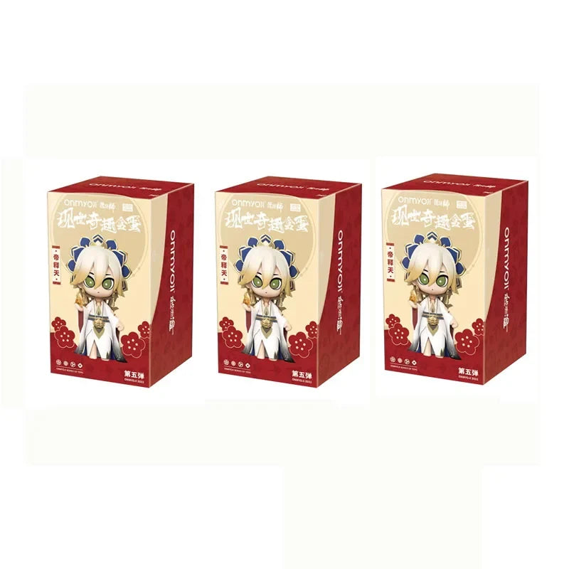 Onmyoji Series 5 Blind Random Box Guess Bag Mystery Box Toys Cute Anime Action Figure Desktop Ornaments Home Decor Dolls Gift