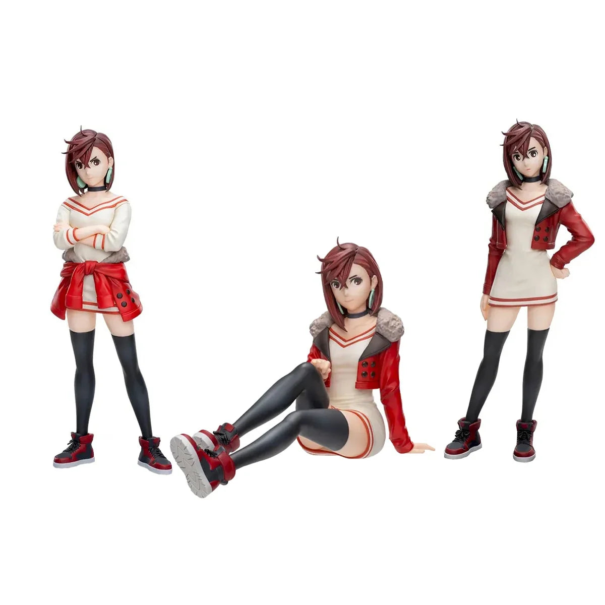 Anime Ayase Momo figure Ayase Momo Sitting posture Action Figures Takakura Ken/Momo Ayase Figurine Collectible Model Toys Gifts