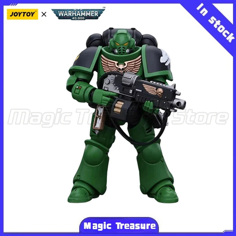 【MT】JOYTOY Warhammer 40K Salamanders Intercessors Brother Haecule Anime Collection Model 1/18 Action Figure