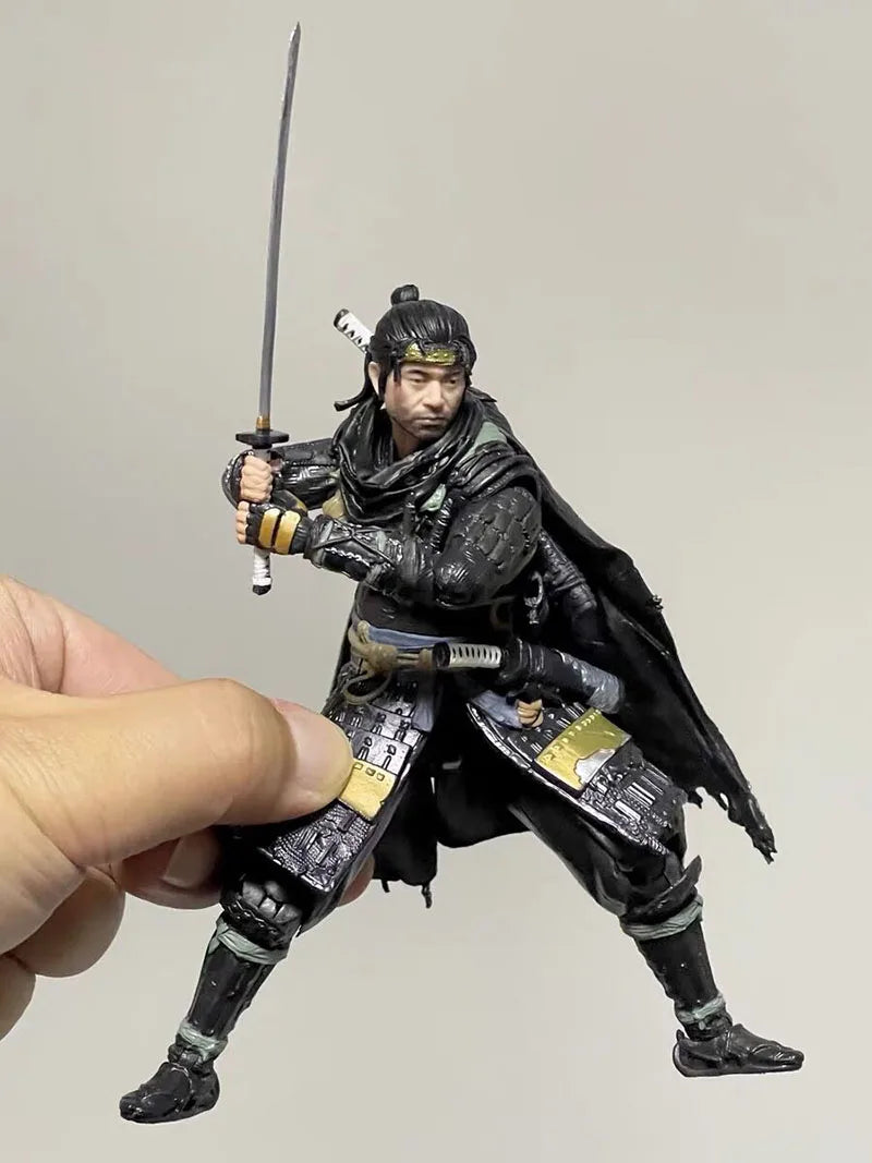 Ghost of Tsushima Model Game Jin Sakai Action Figuras JIN SAKAI Samurai Figure Toys Anime Peripheral Movable Manga Figurine Gift