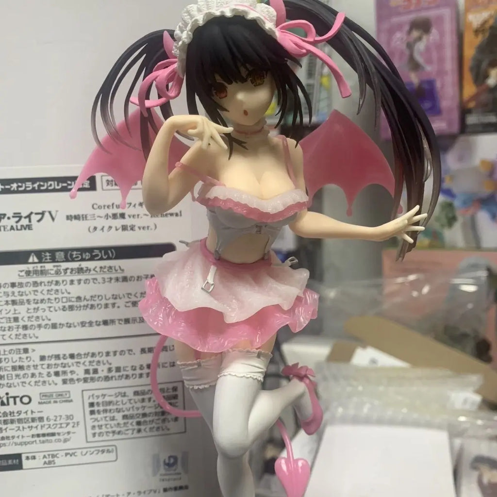 Hot Date A Live Figure Tokisaki Kurumi Figures Swimwear Figurine Desk Decoration Pvc Statue Model Doll Collection Toys Gifts