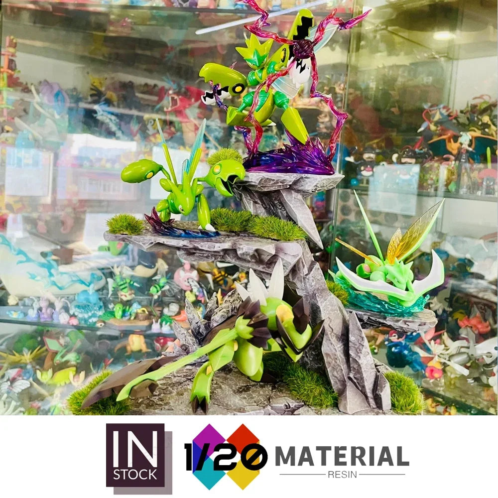 [In Stock]1/20 Resin Scale World [MEGAZZ] - Scyther & Scizor & Mega Scizor & Kleavor [Split RE-MENT]