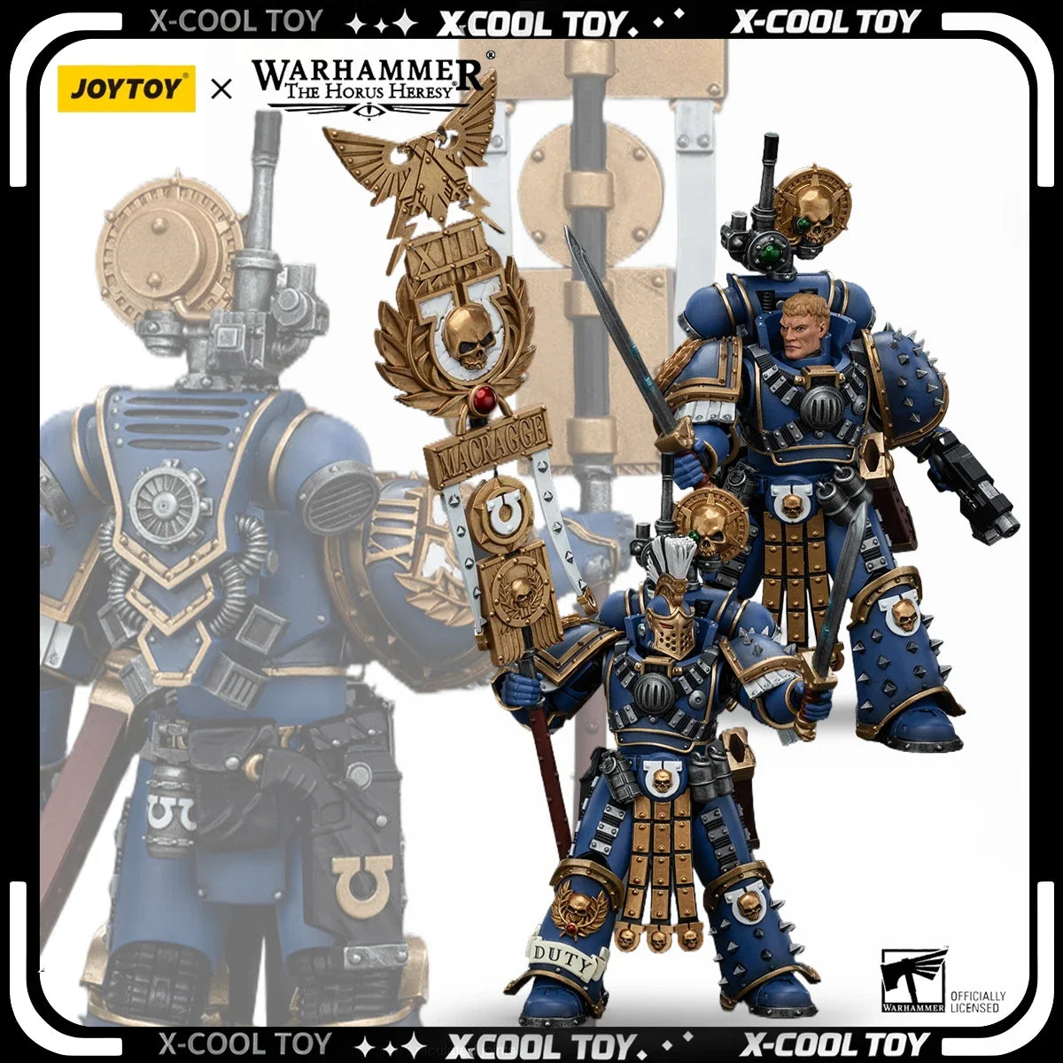 JOYTOY Warhammer 30K Action Figure 1/18 Ultramarines Remus Ventanus Anime Figurine With Articulated Joints Model Collection Toys