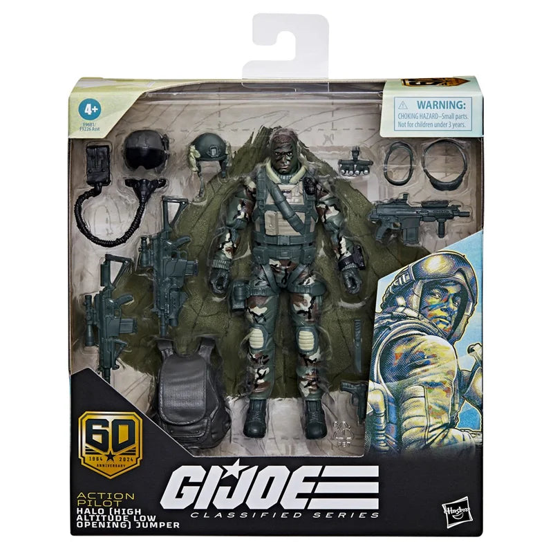 Limited Edition in Stock G.I JOE Special Forces Airborne Paratrooper 60th Anniversary 6inch Action Figure Model Best Collectible
