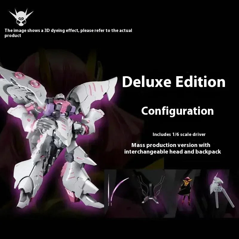 YIYA MODEL Haman Karn Figure U.C.0087 AMX-004 Qubeley Action Figures 1/120 Scale Assembly Model Kit Anime Figure Birthday Gift