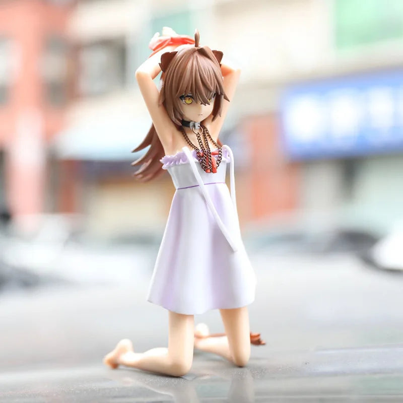 New 21cm Rurudo Lion Gk Kneeling Beautiful Girl Pvc Action Figure Cute Anime Adult Sexy Model Toy Doll Collection Ornament Gift