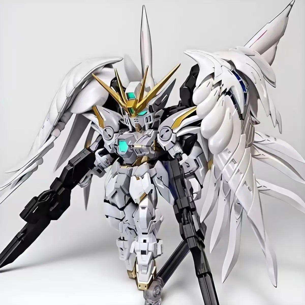 MGSD XXXG-0OWO Wing Fighter Zero EW Actionfigur Modellbausatz Bewegliche Montage Mecha Roboter Sammlerstück für Fans Geschenk